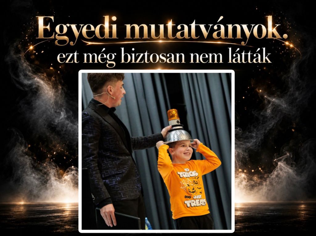 Egyedi bűvész show gyermekeknek