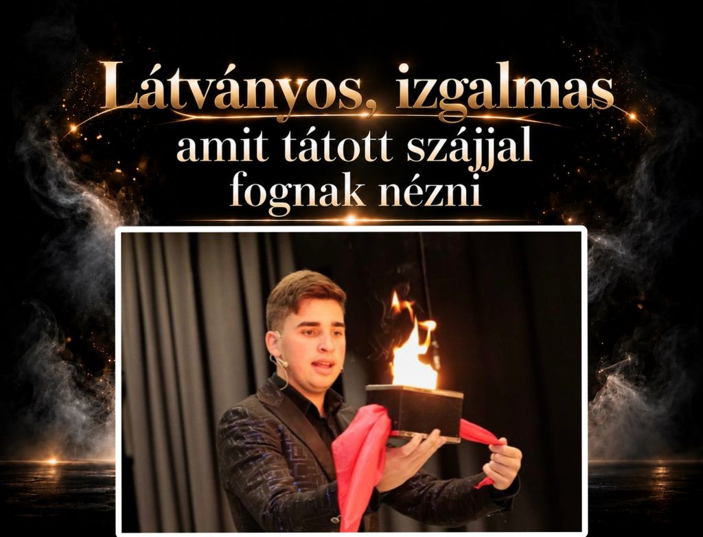 Látványos bűvész show gyerekeknek